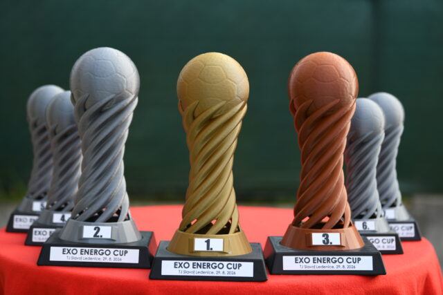 3DTISK-CB vytvořil unikátní poháry a medaile pro EXO ENERGO CUP