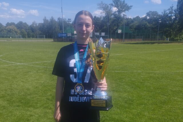 Monika z U15 hrála za výběr OFS