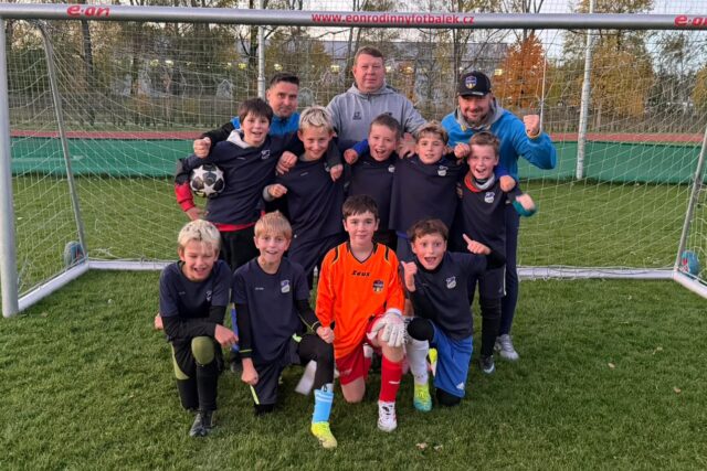 Podzimní půlmistři: U11 vyhrála všechny zápasy